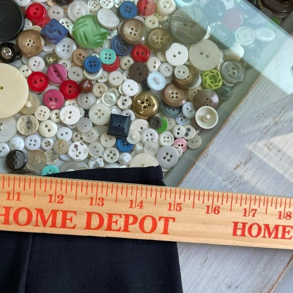 Eileen Fisher Flat Front Wool Trouser Pants Size Medium Side Zip Black Minimal - Picture 6 of 7